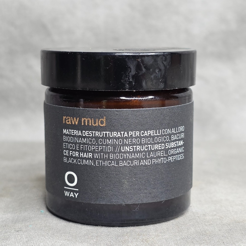 Oway Raw Mud Unstructured Substance for Hair w/Laurel, Cumin, Peptides 1.7 oz